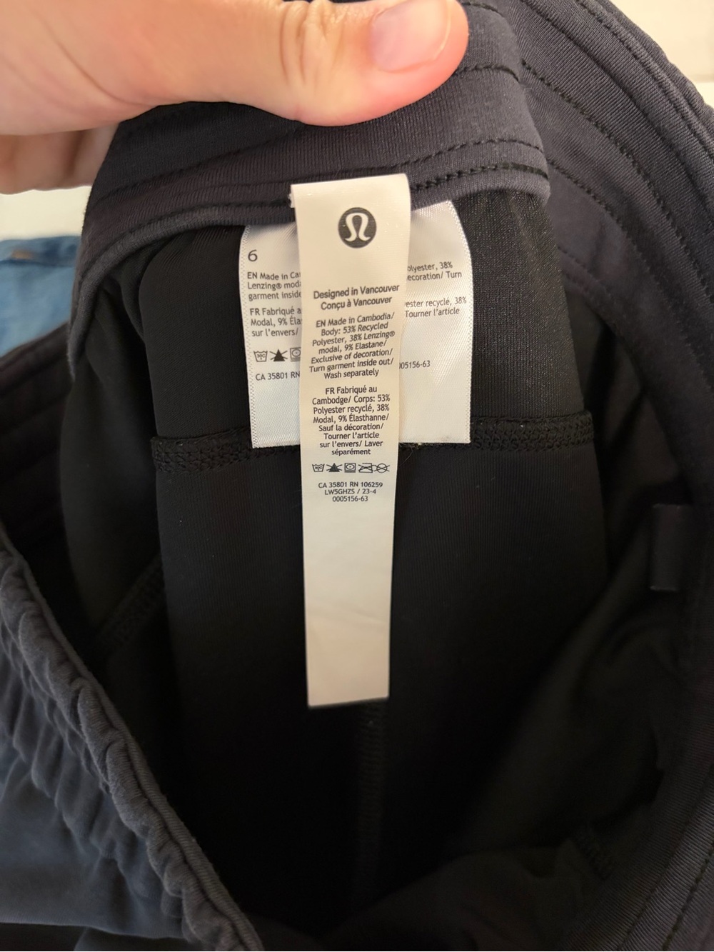 lululemon athletica Softstreme High-Rise Wide Leg Pants in Charcoal Black - Picture 3 of 4